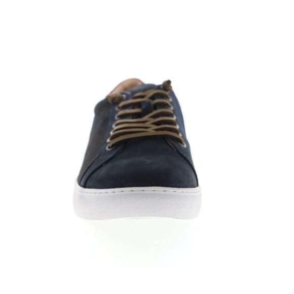 👟 NEW Robert Graham Lima RGL5018 Size 8 Men's Blue Suede Low Top Sneakers Shoes - Picture 3 of 10